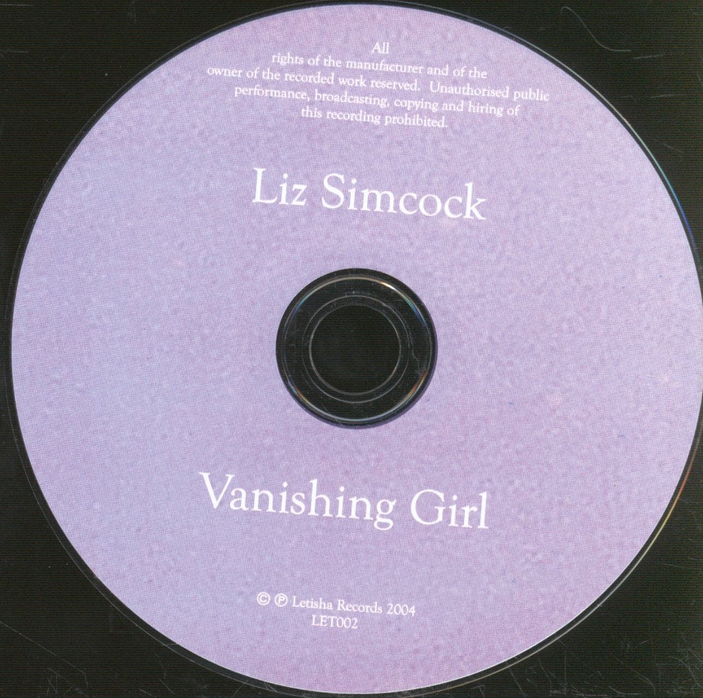 Liz Simcock - Vanishing Girl - Cd
