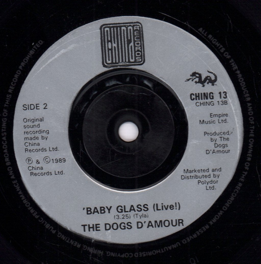 Dogs D'amour - How Come It Never Rains - 7 Inch