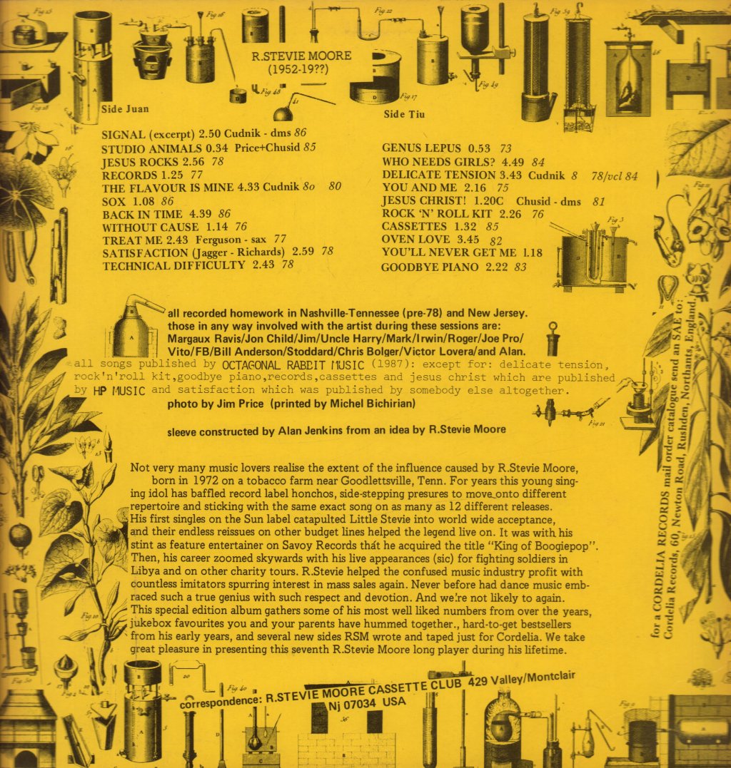 R. Stevie Moore - (1952-19??) - Lp