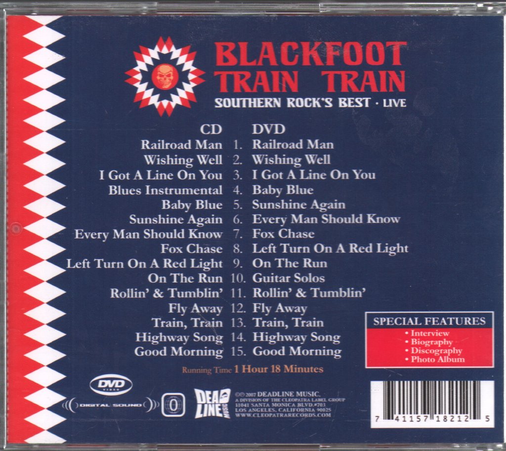 Blackfoot - Train Train (Southern Rock's Best • Live) - Cd/Dvd