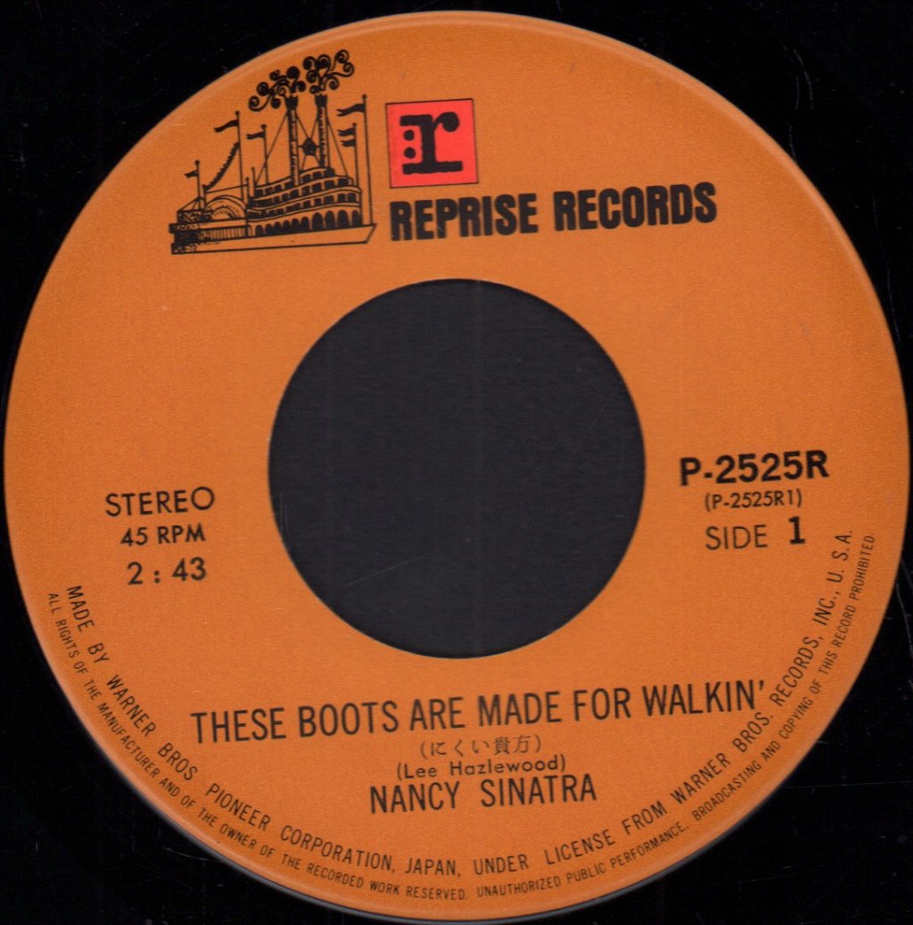 Nancy Sinatra - These Boots Are Made For Walkin' / How Does That Grab You, Darlin'? - 7 Inch