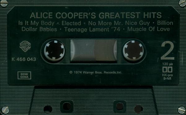 Alice Cooper - Alice Cooper's Greatest Hits - Cassette