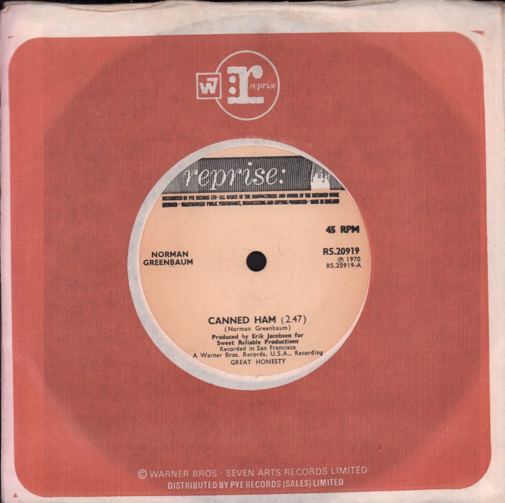 Norman Greenbaum - Canned Ham - 7 Inch