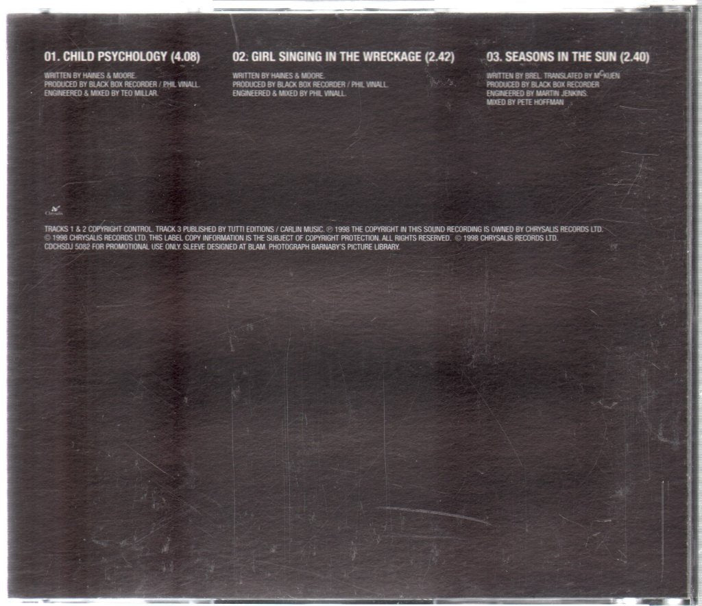 Black Box Recorder - Child Psychology - Cd