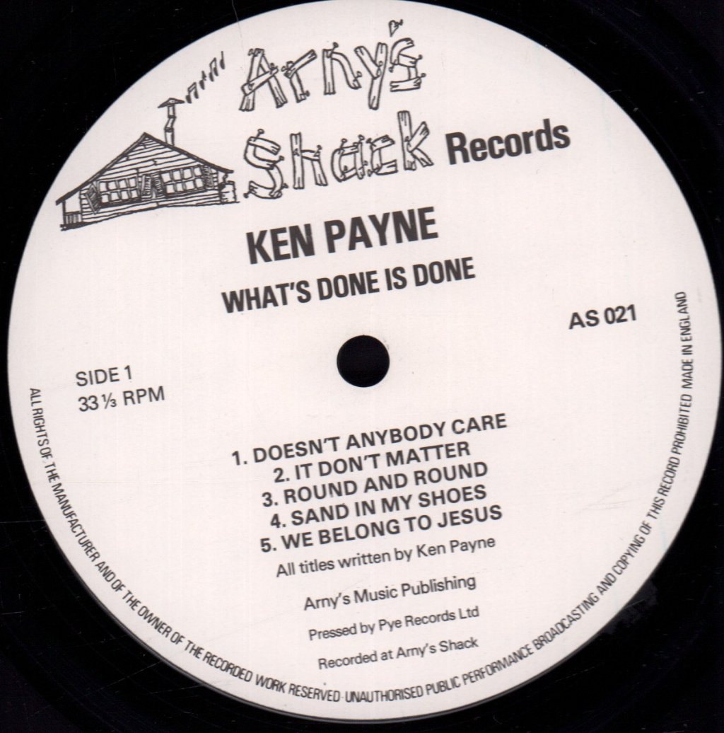 Judith And Ken - What's Done Is Done - Lp