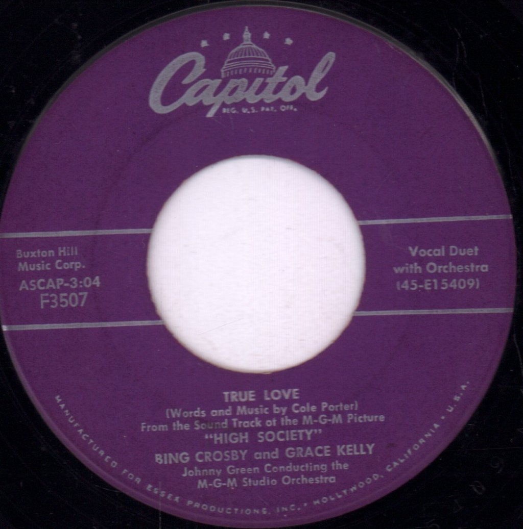Bing Crosby - True Love / Well Did You Evah? - 7 Inch