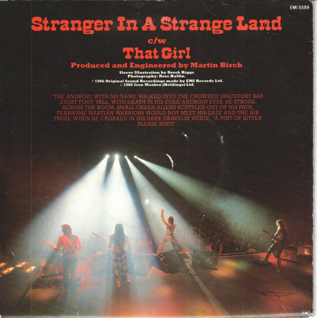 Iron Maiden - Stranger In A Strange Land - 7 Inch