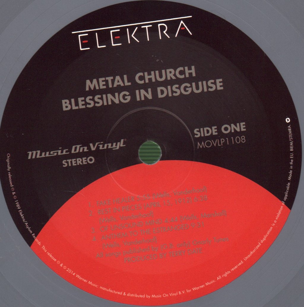 Metal Church - Blessing In Disguise - Lp