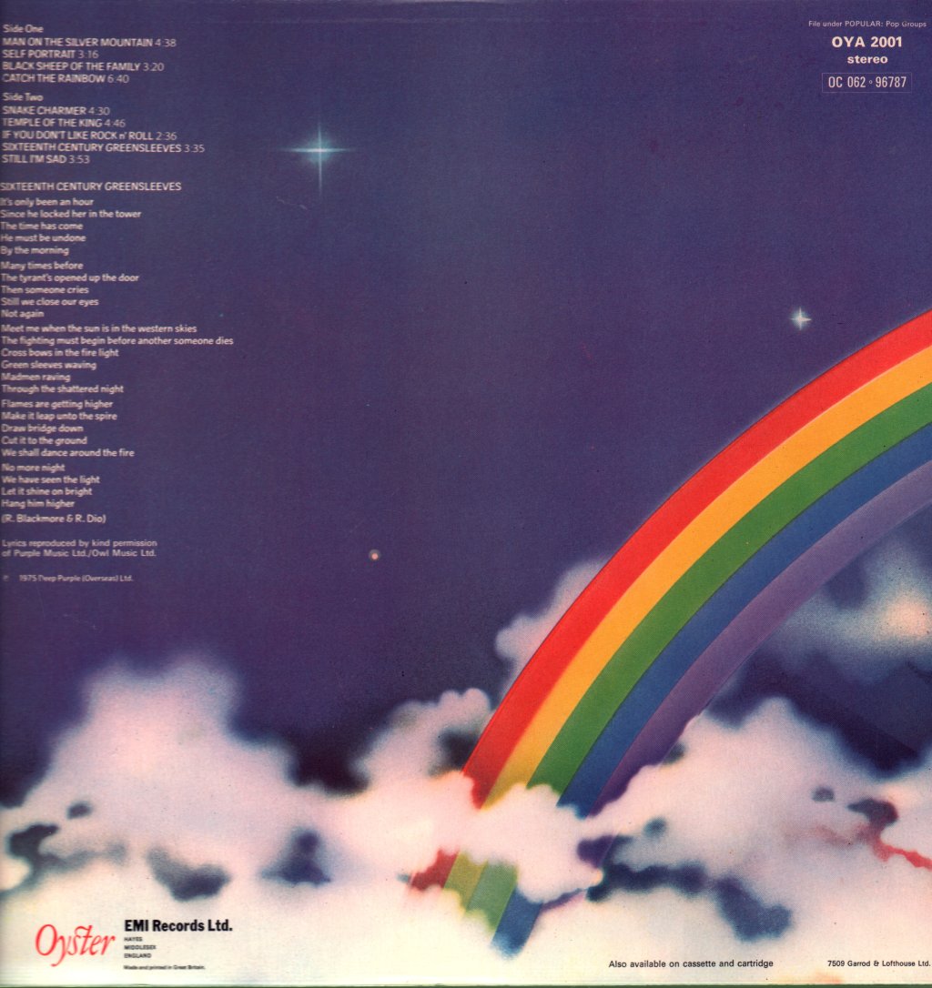 Rainbow - Ritchie Blackmore's Rainbow - Lp