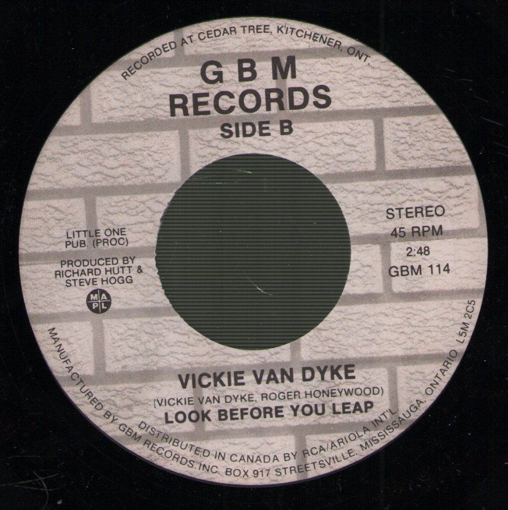Vickie Van Dyke - Look Before You Leap - 7 Inch