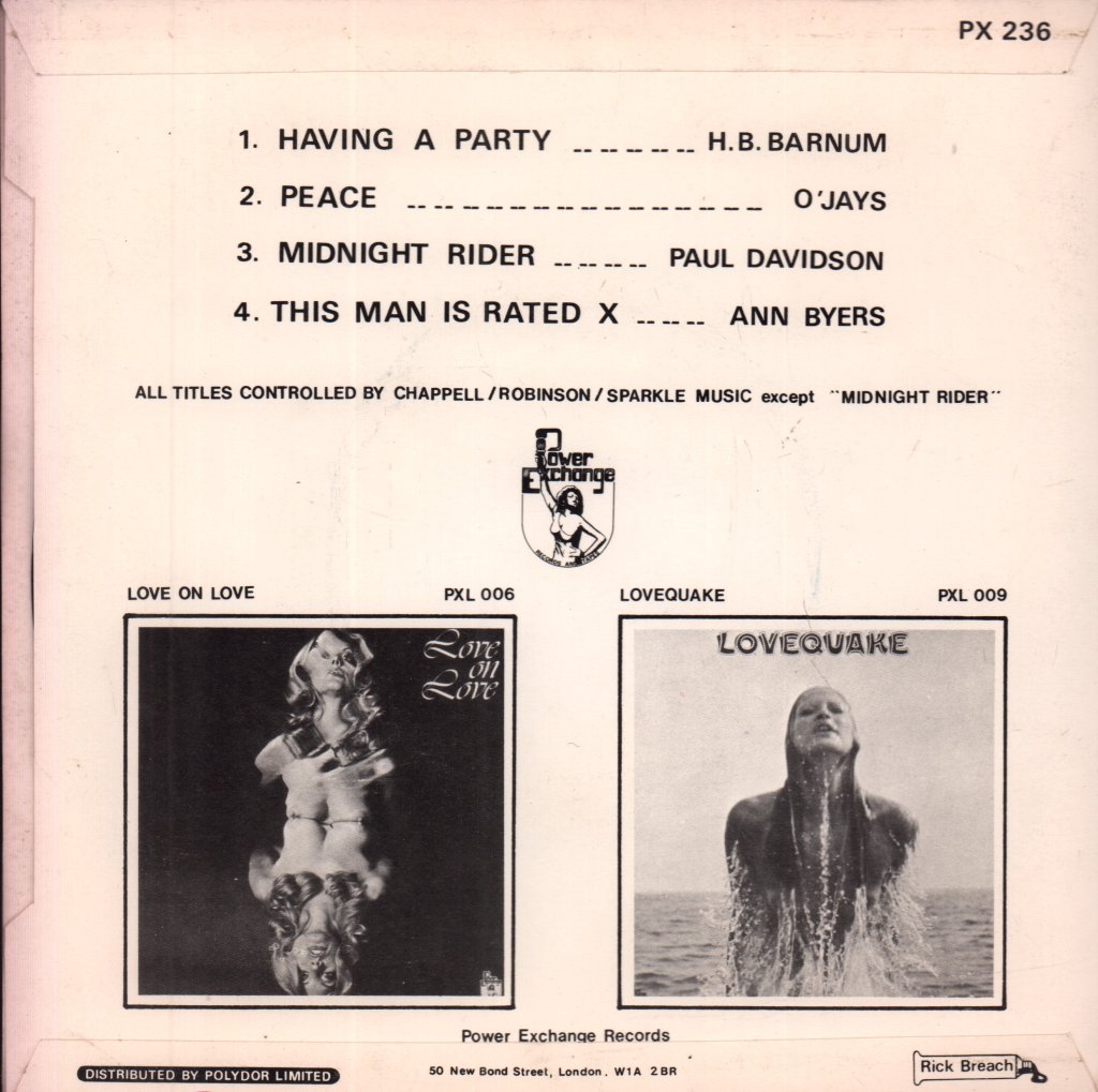 Various Artists - Having A Party - 7 Inch