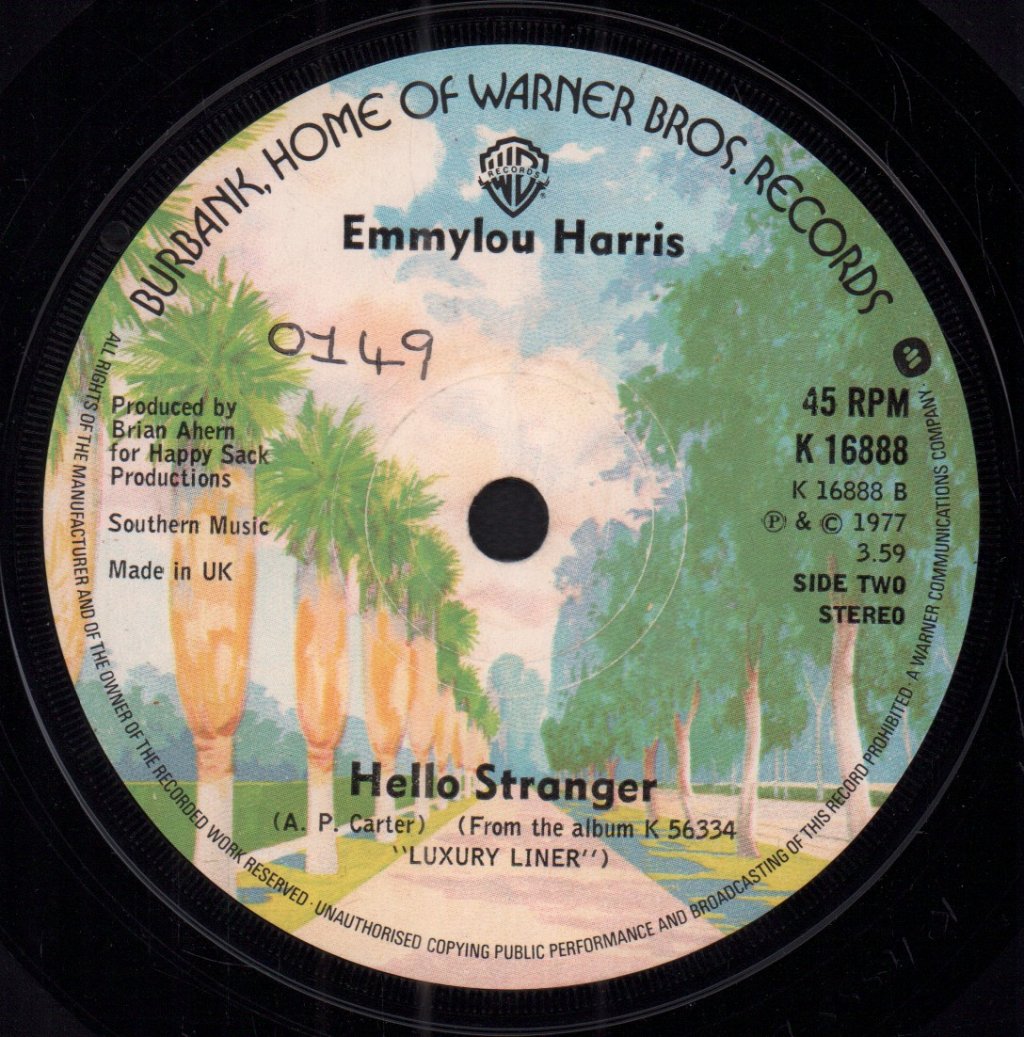 Emmylou Harris - You Never Can Tell - 7 Inch