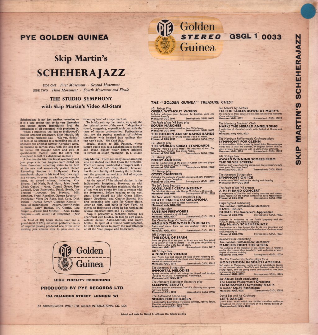 Skip Martin - Scheherajazz - Lp