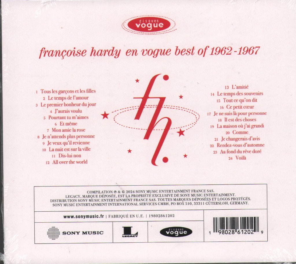 Françoise Hardy - Francoise Hardy En Vogue: Best of 1962-1967 - Cd