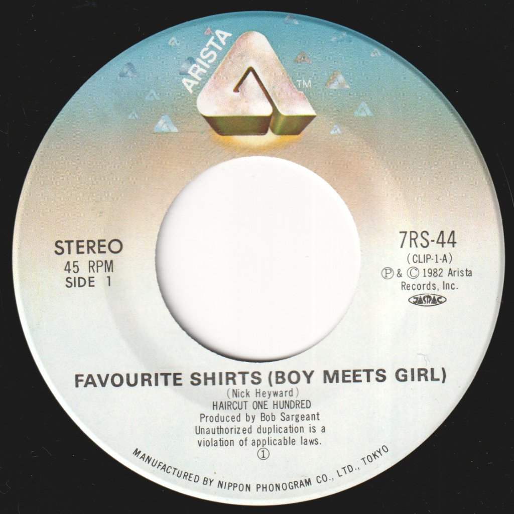 Haircut 100 - Favourite Shirts - 7 Inch