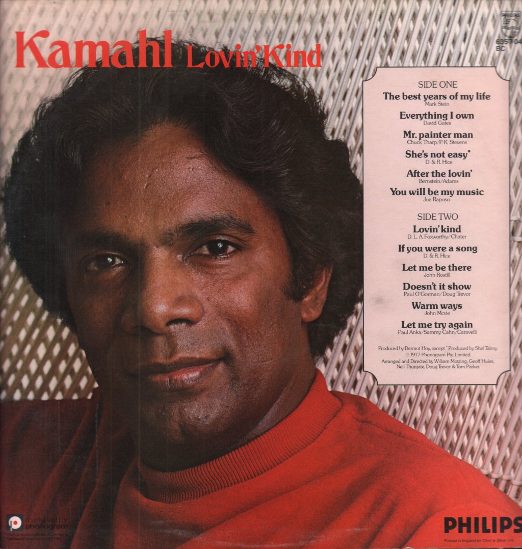 Kamahl - Lovin' Kind - Lp