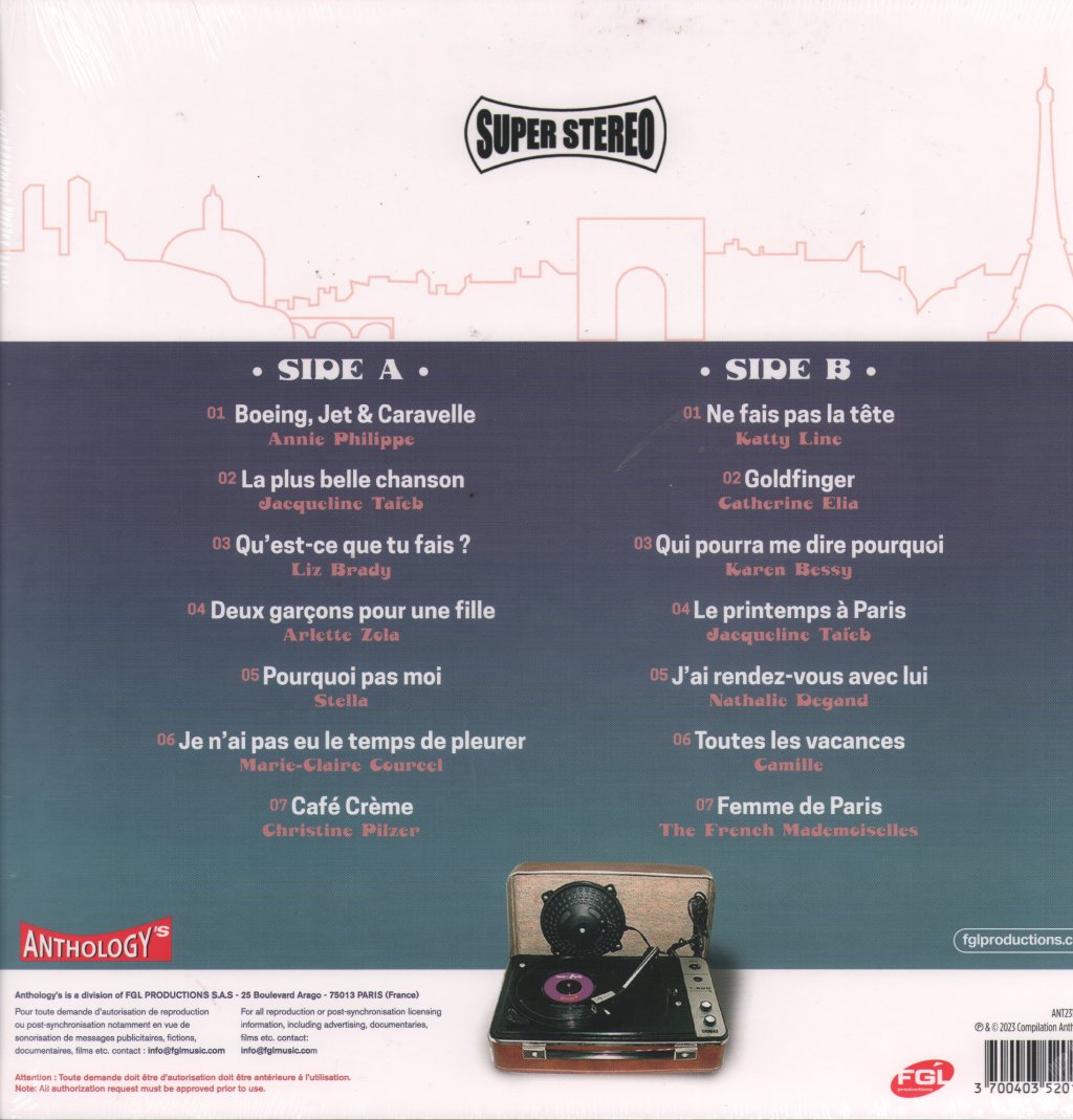 Various Artists - Femmes de Paris Volume 2 - Lp