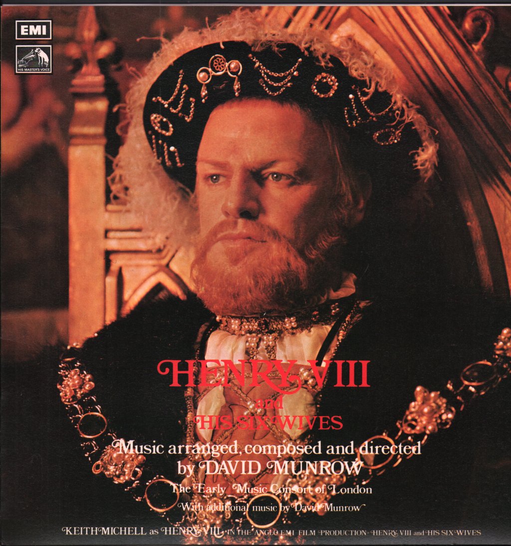 David Munrow / Early Music Consort Of London - Henry VIII And The Six Wives - Lp