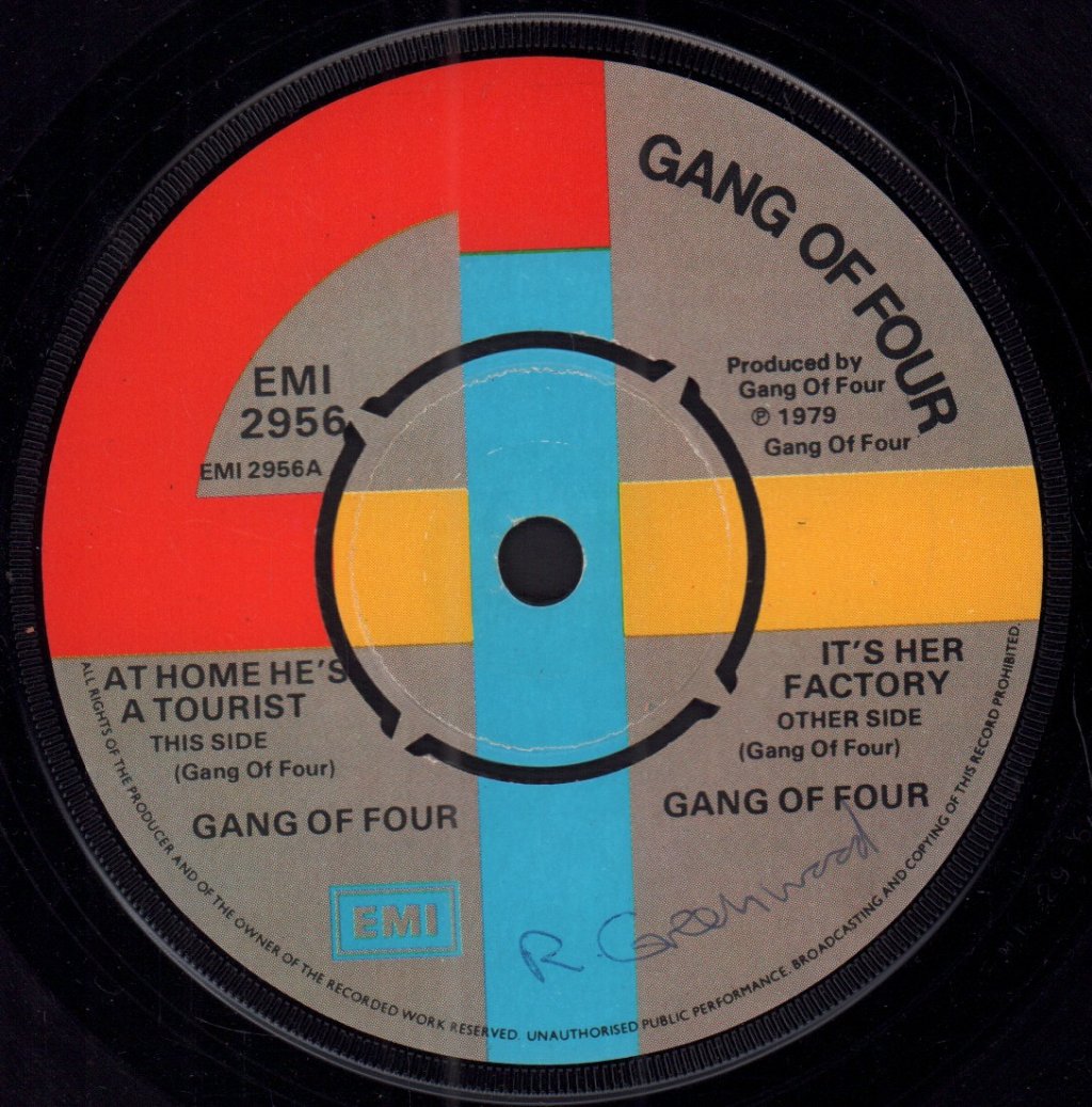 Gang Of Four - At Home He's A Tourist - 7 Inch