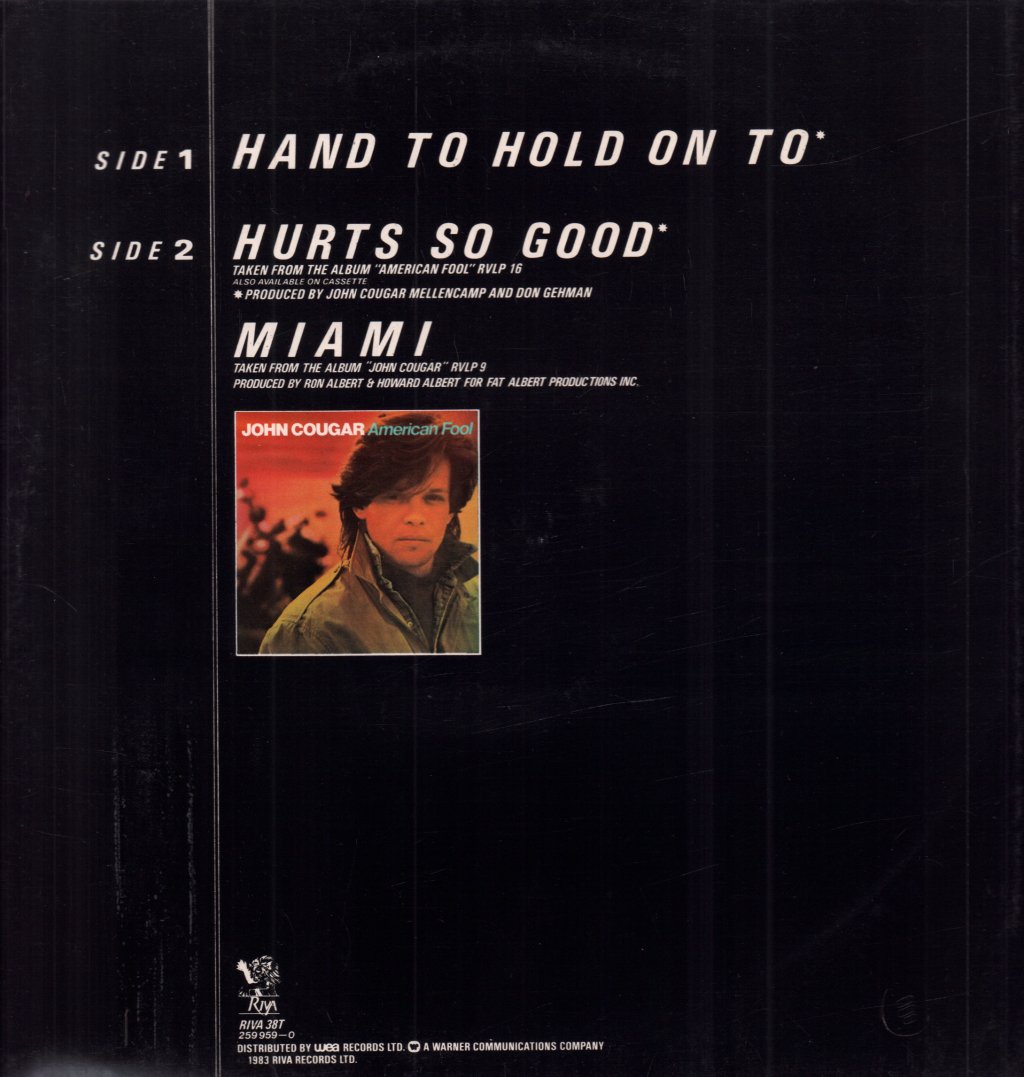 John Cougar - Hand To Hold On To - 12 Inch