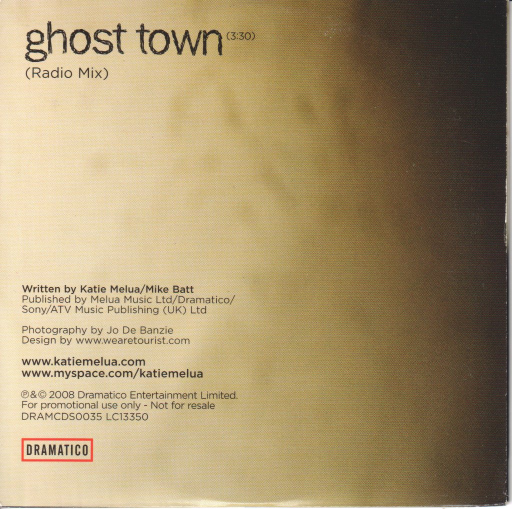 Katie Melua - Ghost Town - Cd