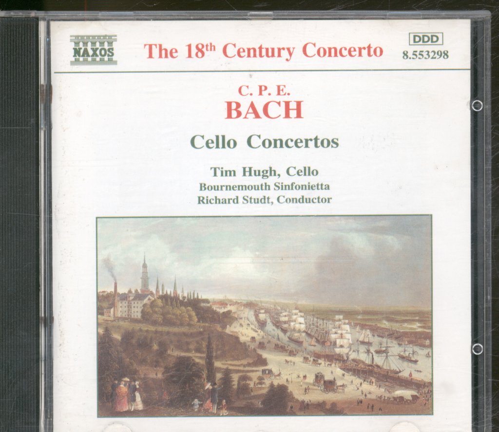 Tim Hugh, Bournemouth Sinfonietta - CPE Bach - Cello Concertos - Cd