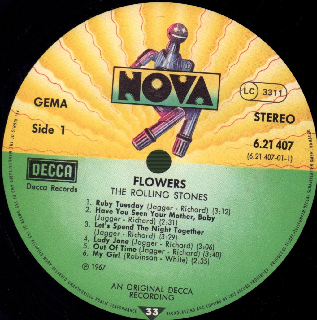 Rolling Stones - Flowers - Lp
