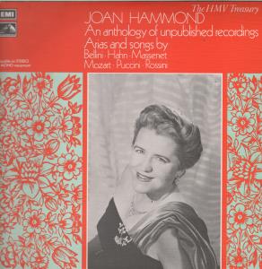 Joan Hammond - An Anthology Of Unpublished Recordings - Lp