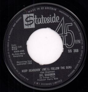 Del Shannon - Keep Searchin' - 7 Inch