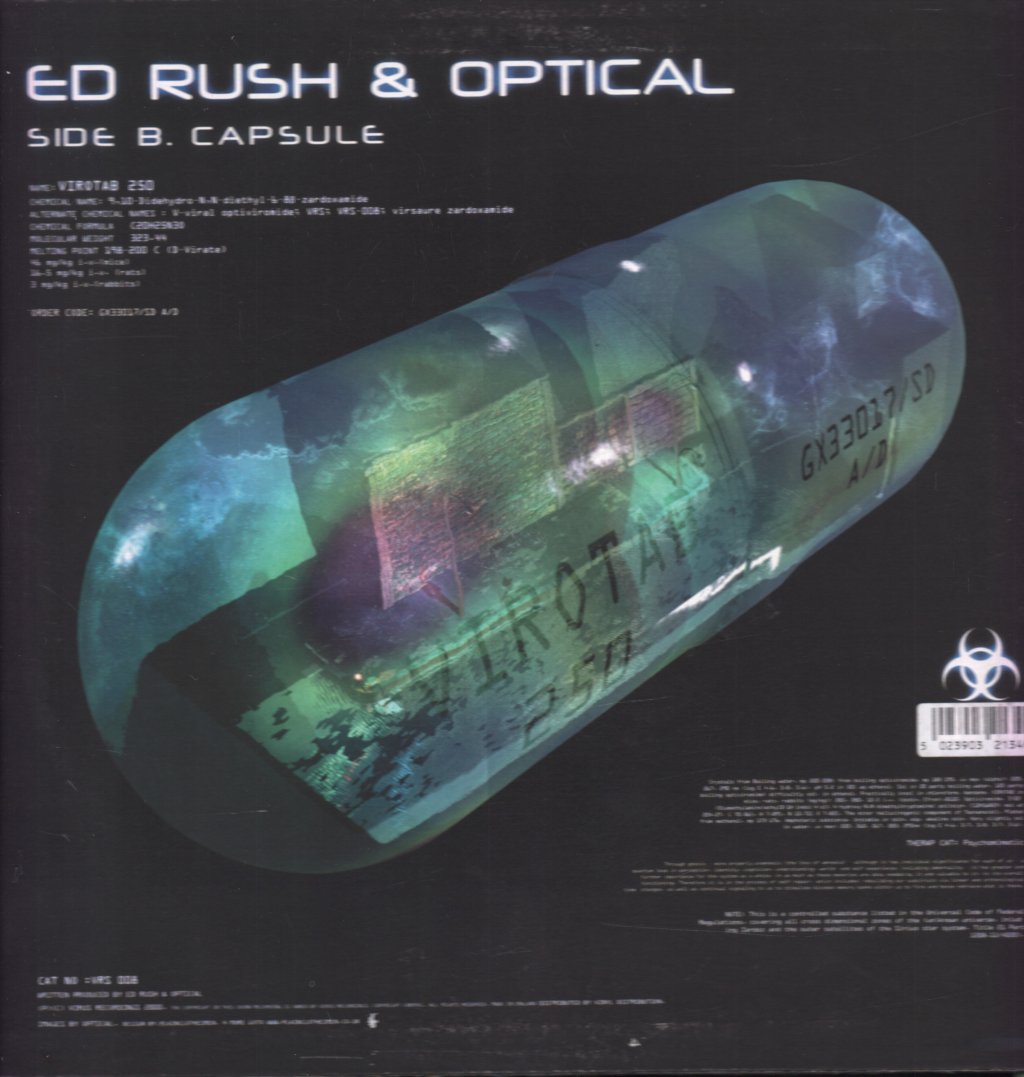 Ed Rush & Optical - Kerbkrawler / Capsule - 12 Inch