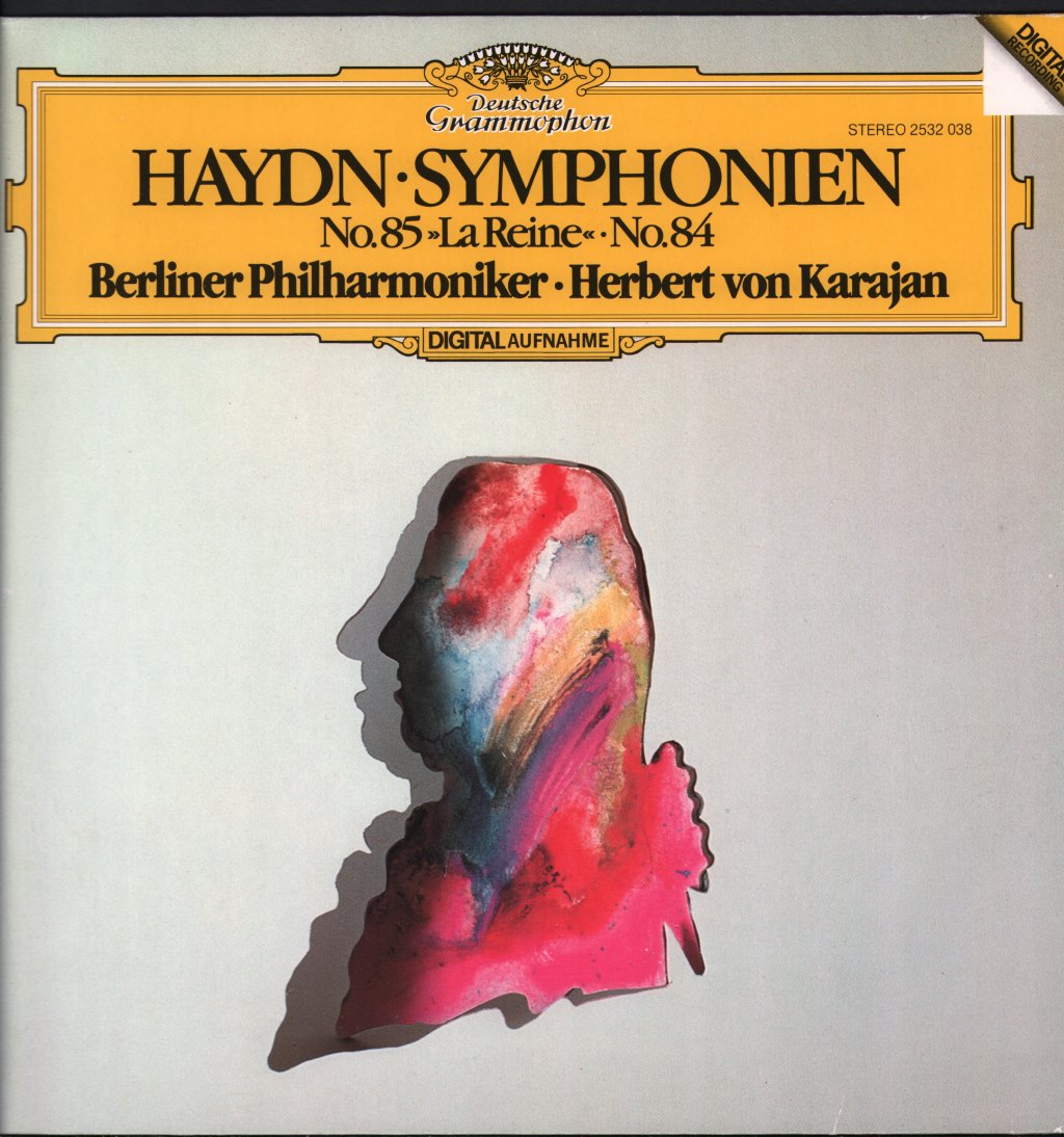 Herbert Von Karajan / Berliner Philharmoniker - Haydn - Symphonien No.85 "La Reine". No.84 - Lp