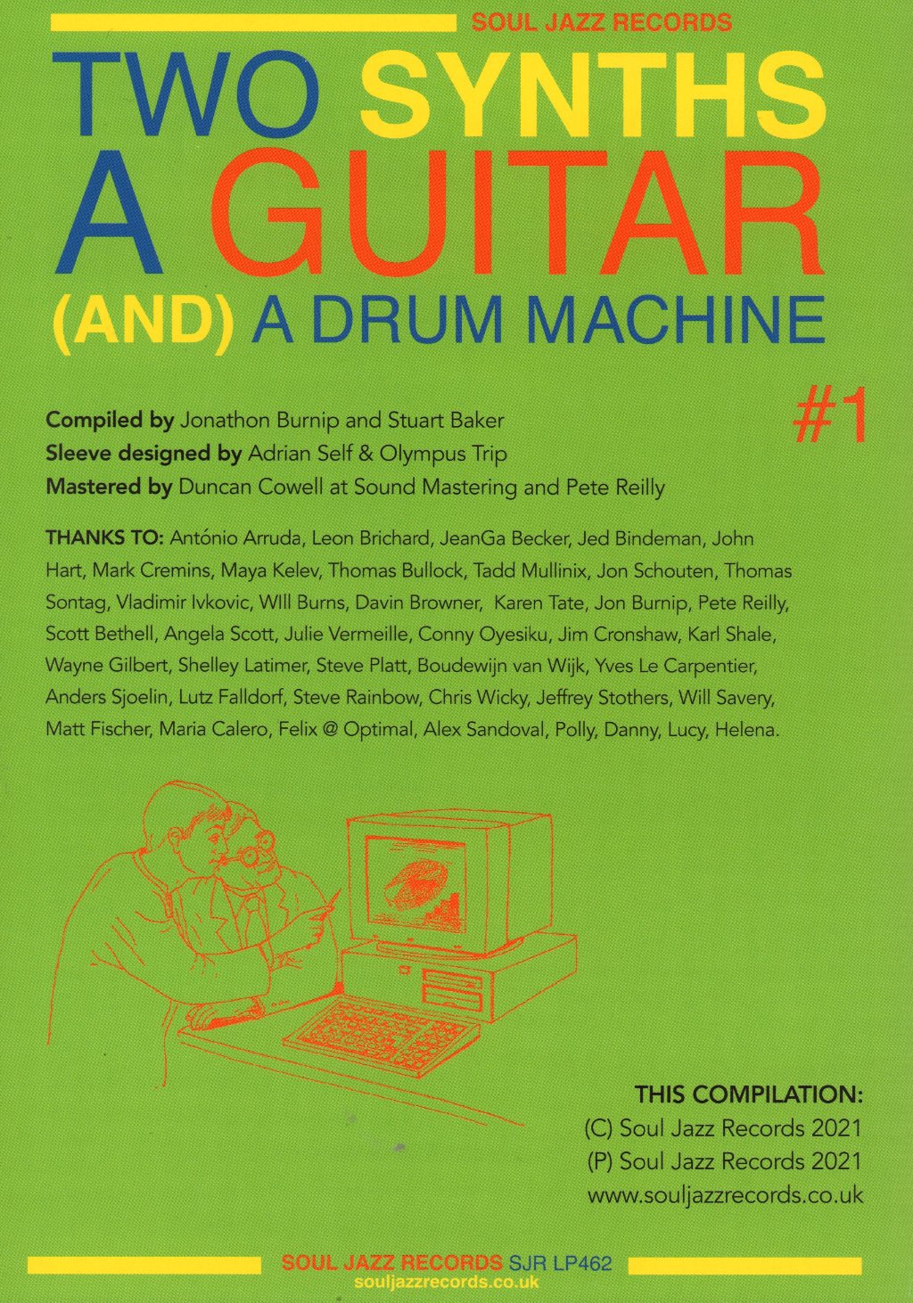 Various Artists - Two Synths A Guitar (And) A Drum Machine  - Post Punk Dance 1 - Double Lp