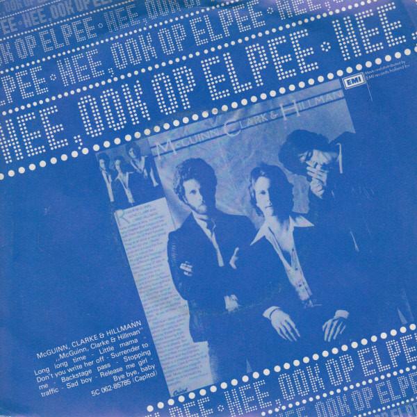McGuinn, Clark & Hillman - Backstage Pass - 7 Inch