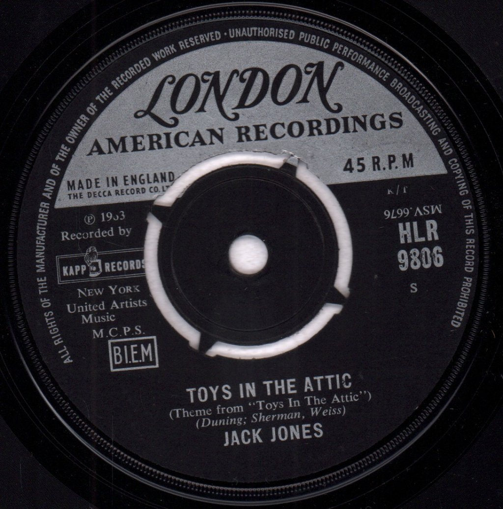 Jack Jones - Wives And Lovers - 7 Inch