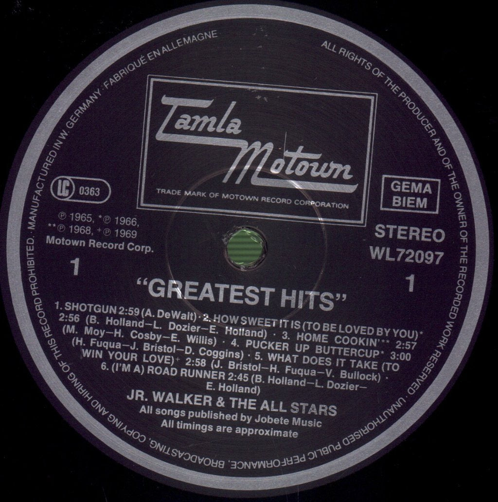 Junior Walker & The All Stars - Greatest Hits - Lp