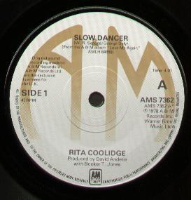 Rita Coolidge - Slow Dancer - 7 Inch