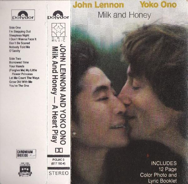 John Lennon & Yoko Ono - Milk And Honey - Cassette