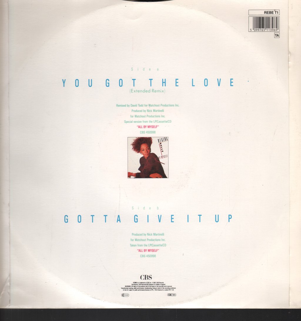 Regina Belle - You Got The Love - 12 Inch
