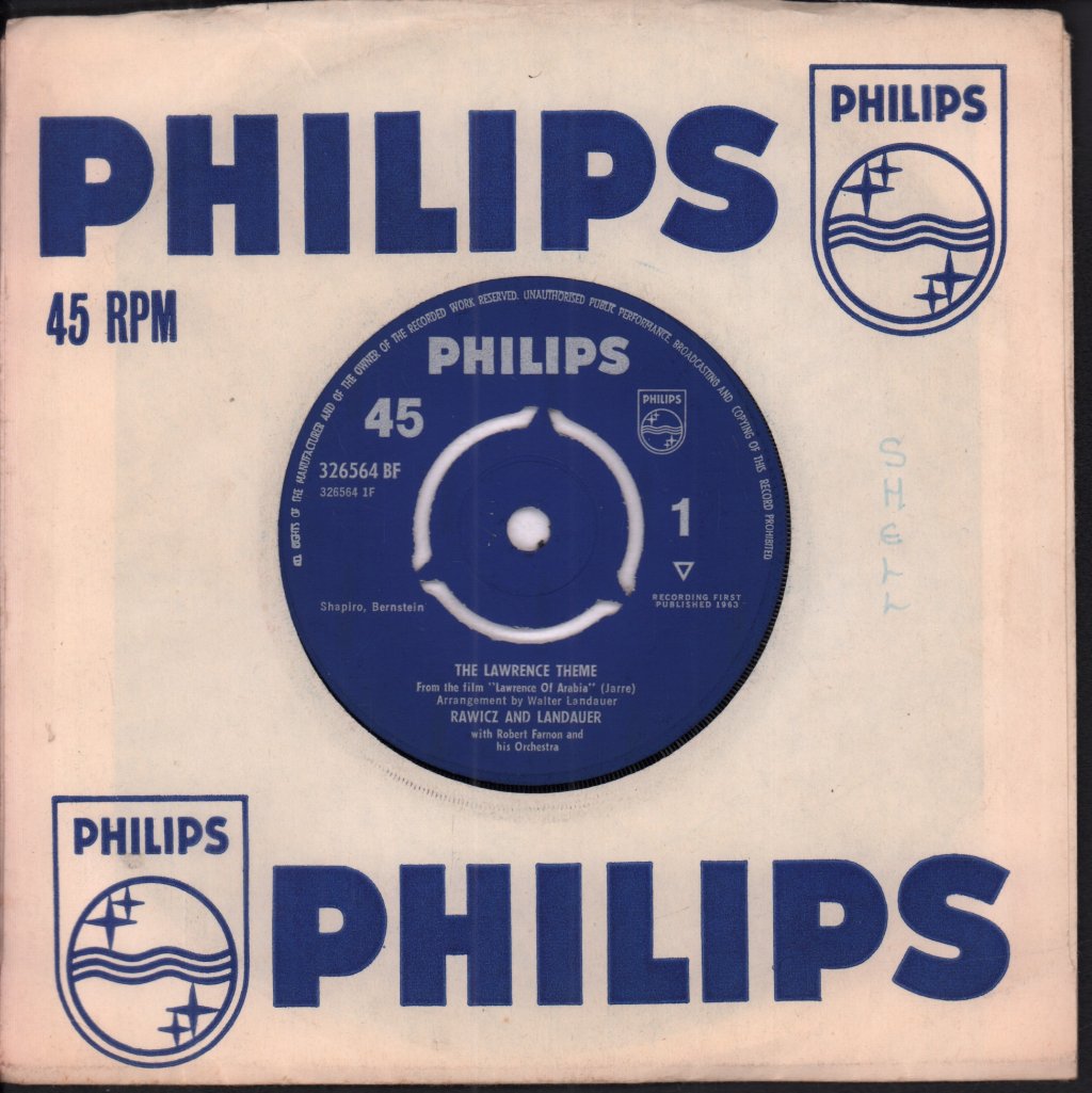 Rawicz And Landauer - Lawrence Theme - 7 Inch