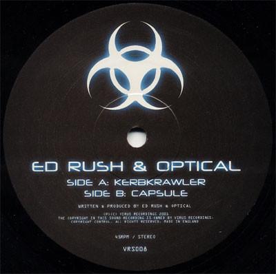 Ed Rush & Optical - Kerbkrawler / Capsule - 12 Inch