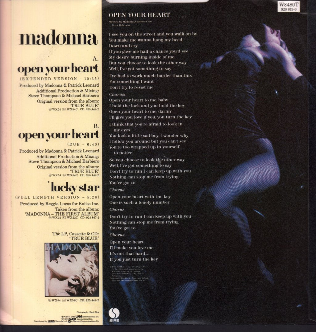 Madonna - Open Your Heart - 12 Inch