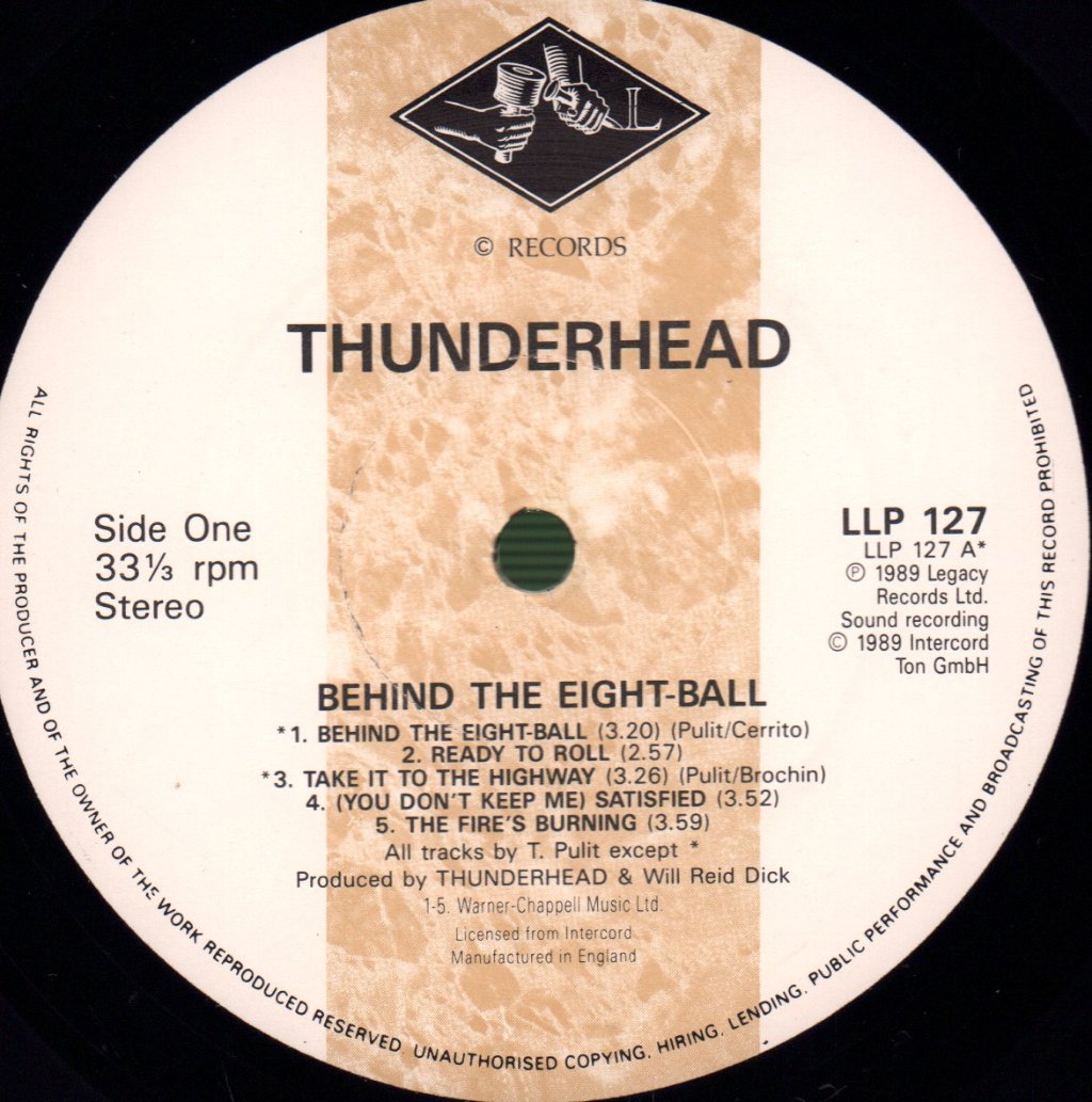 Thunderhead - Behind The Eight-Ball - Lp