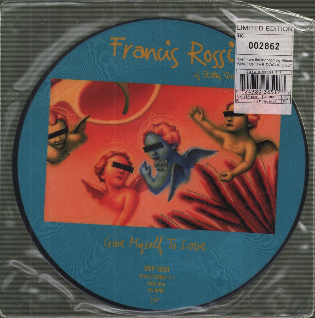 Francis Rossi (status quo) - Give Myself To Love - 7 Inch