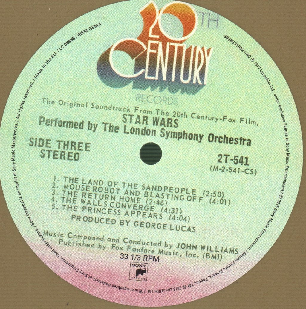 John Williams - Star Wars (Original Soundtrack) - Double Lp