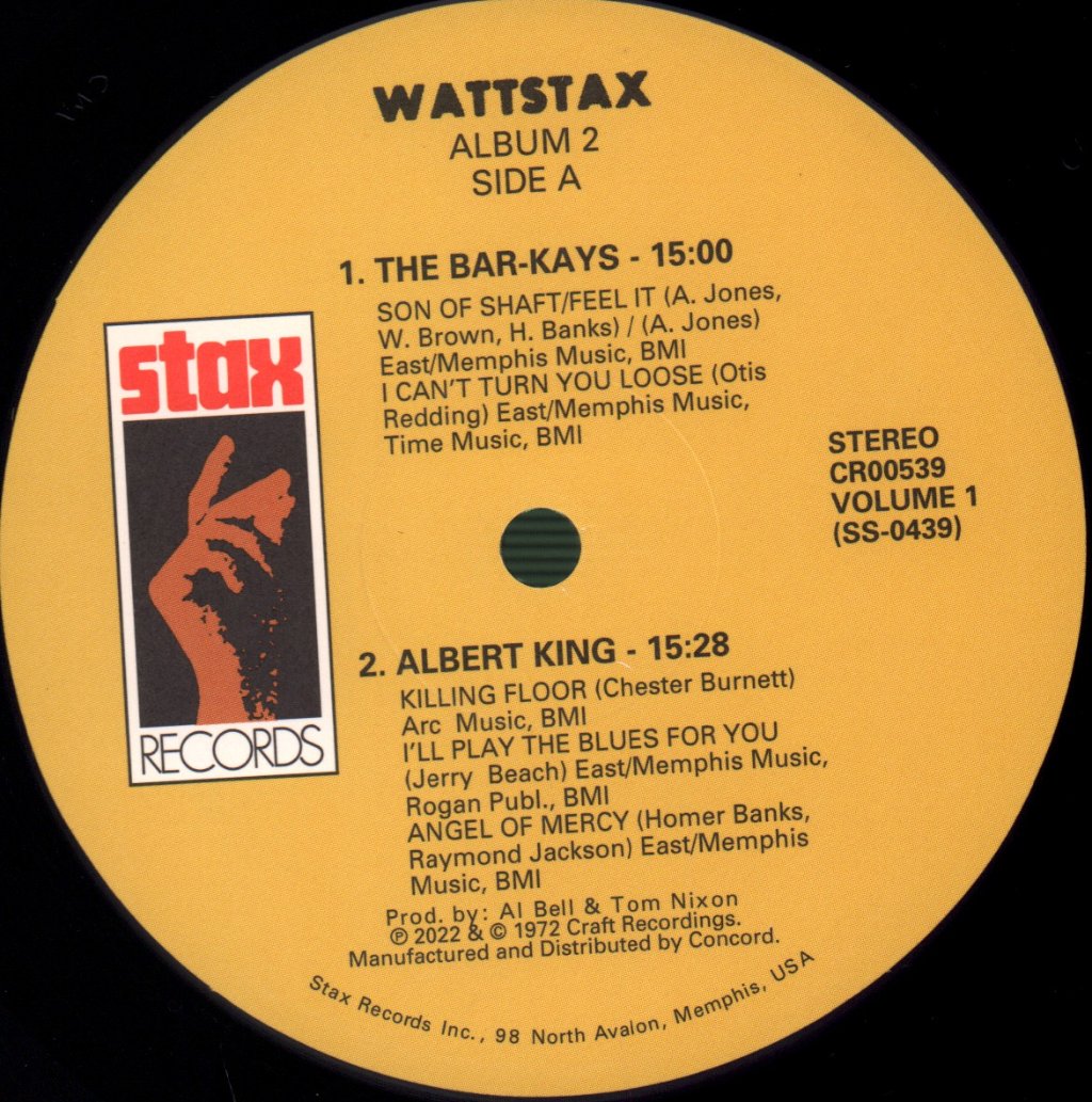 Various Artists - Wattstax: The Living Word - Double Lp