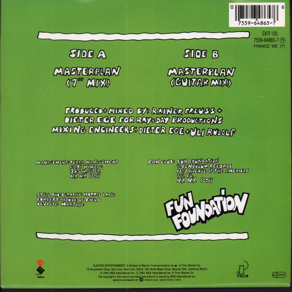 Fun Foundation - Masterplan - 7 Inch