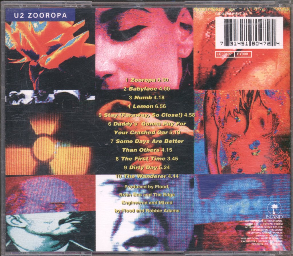 U2 - Zooropa - Cd