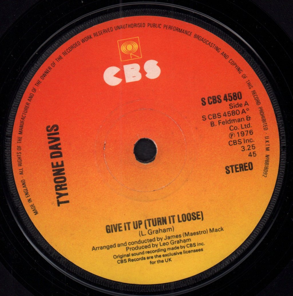 Tyrone Davis - Give It Up - 7 Inch