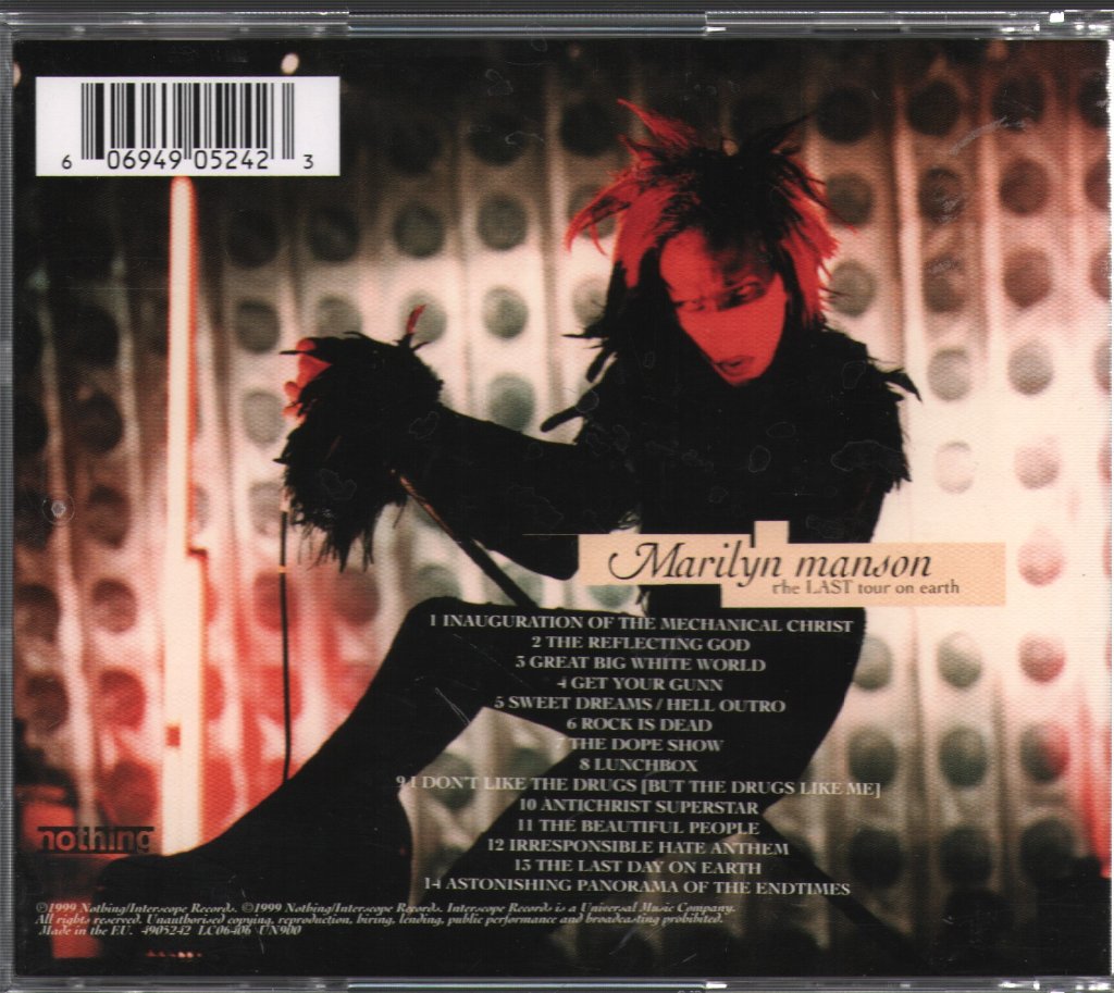 Marilyn Manson - Last Tour On Earth - Cd