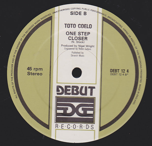 Toto Coelo - Girl's Night Out - 12 Inch
